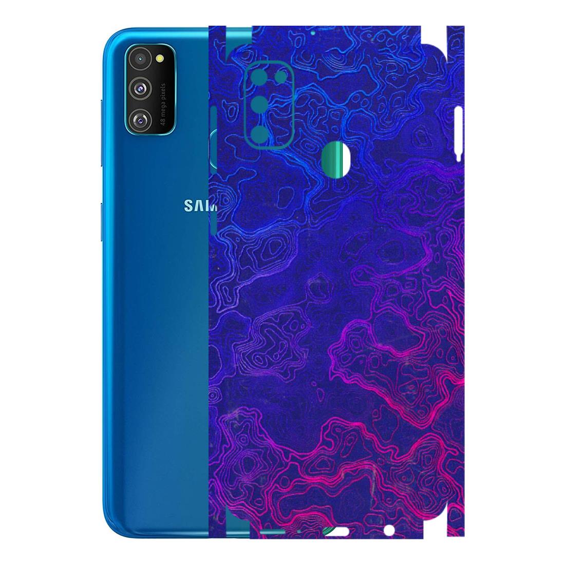 Samsung M/F/Note/Flip and C Phone Skins (All Models) - Purple Ripples Swirl - 3D Embossed Finish (L-314) Samsung Galaxy M30S