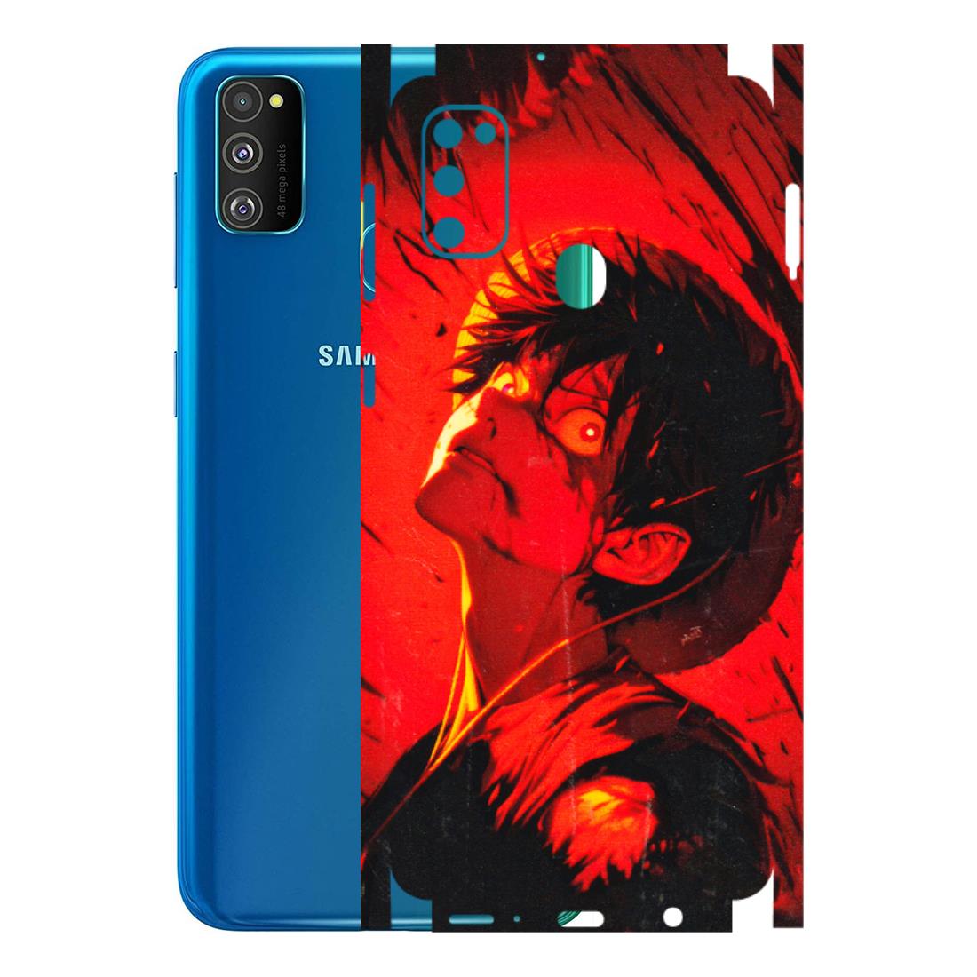 Samsung M/F/Note/Flip and C Phone Skins (All Models) - D.Luffy Power Up One Piece Anime - 3D Embossed Finish (L-326) Samsung Galaxy M30S
