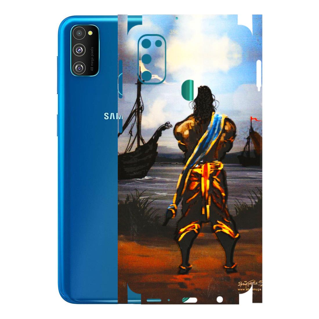Samsung M/F/Note/Flip and C Phone Skins (All Models) - Heavenly God Figure - 3D Embossed Finish (L-34) Samsung Galaxy M30S