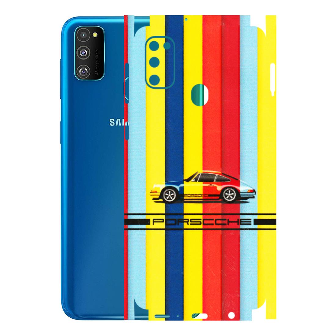 Samsung M/F/Note/Flip and C Phone Skins (All Models) - Multicolour Porche - 3D Embossed Finish (L-39) Samsung Galaxy M30S