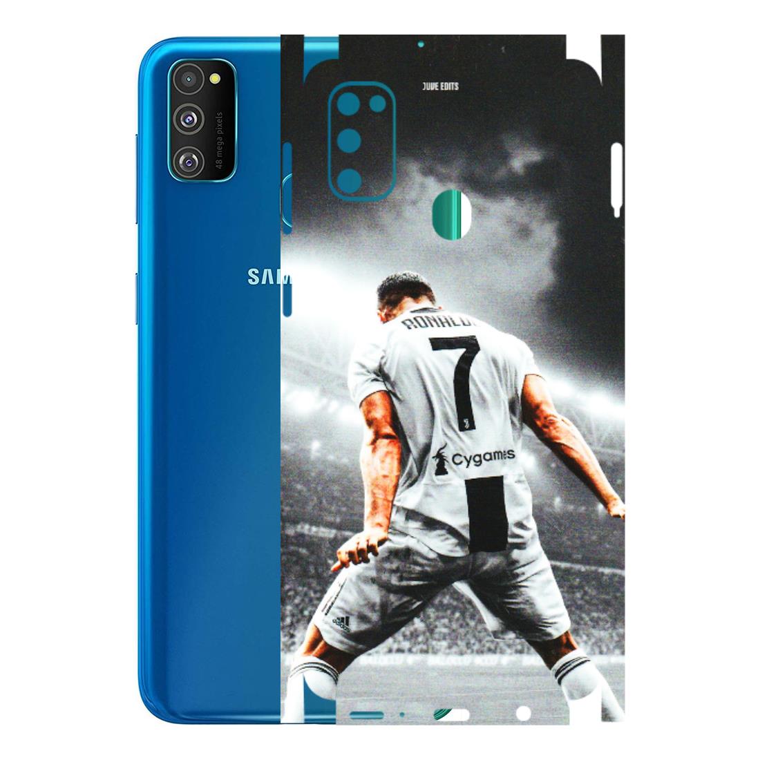 Samsung M/F/Note/Flip and C Phone Skins (All Models) - Ronaldo CR7 Crazy - 3D Embossed Finish (L-44) Samsung Galaxy M30S