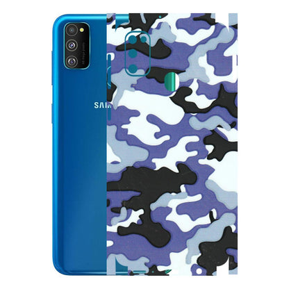 Samsung M/F/Note/Flip and C Phone Skins (All Models) - Powerfull Military Camoflauge - 3D Embossed Finish (L-49) Samsung Galaxy M30S