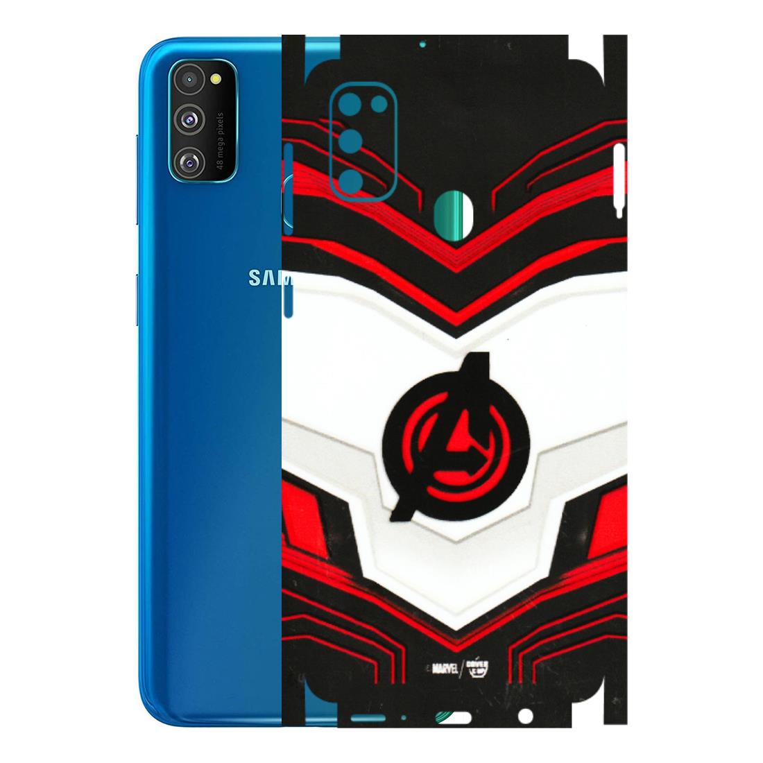 Samsung M/F/Note/Flip and C Phone Skins (All Models) - Avengers Logo - 3D Embossed Finish (L-55) Samsung Galaxy M30S