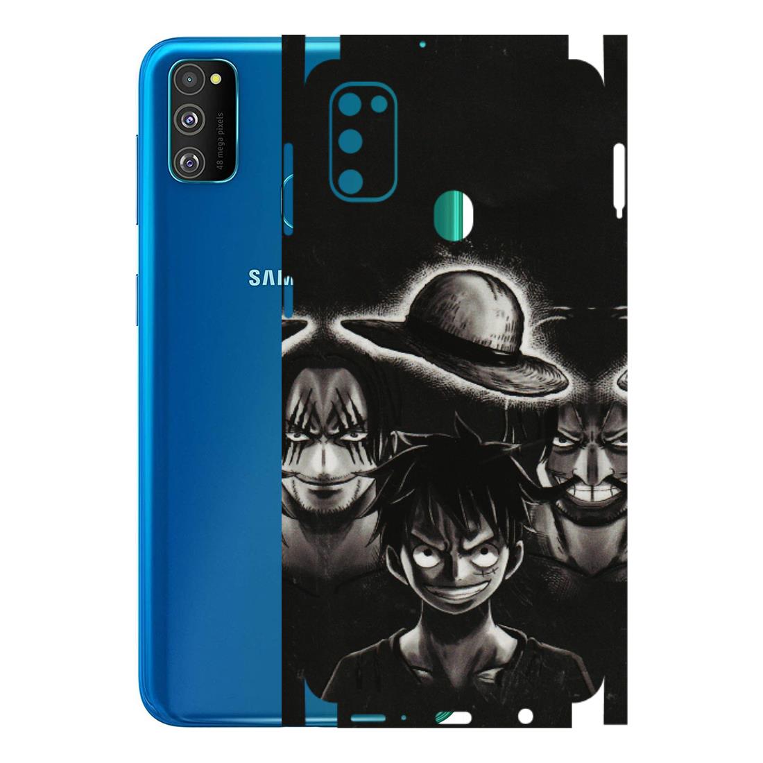 Samsung M/F/Note/Flip and C Phone Skins (All Models) - Black Luffy Hat - 3D Embossed Finish (L-57) Samsung Galaxy M30S