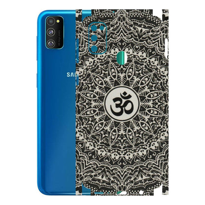 Samsung M/F/Note/Flip and C Phone Skins (All Models) - Aum Elegant Mandala - 3D Embossed Finish (L-62) Samsung Galaxy M30S