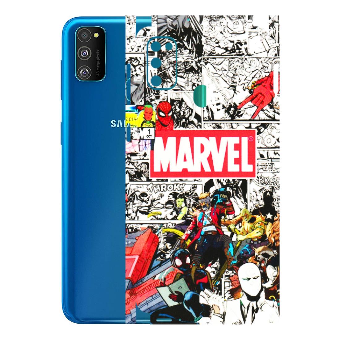 Samsung M/F/Note/Flip and C Phone Skins (All Models) - Marvel Colorful Comic - 3D Embossed Finish (L-64) Samsung Galaxy M30S