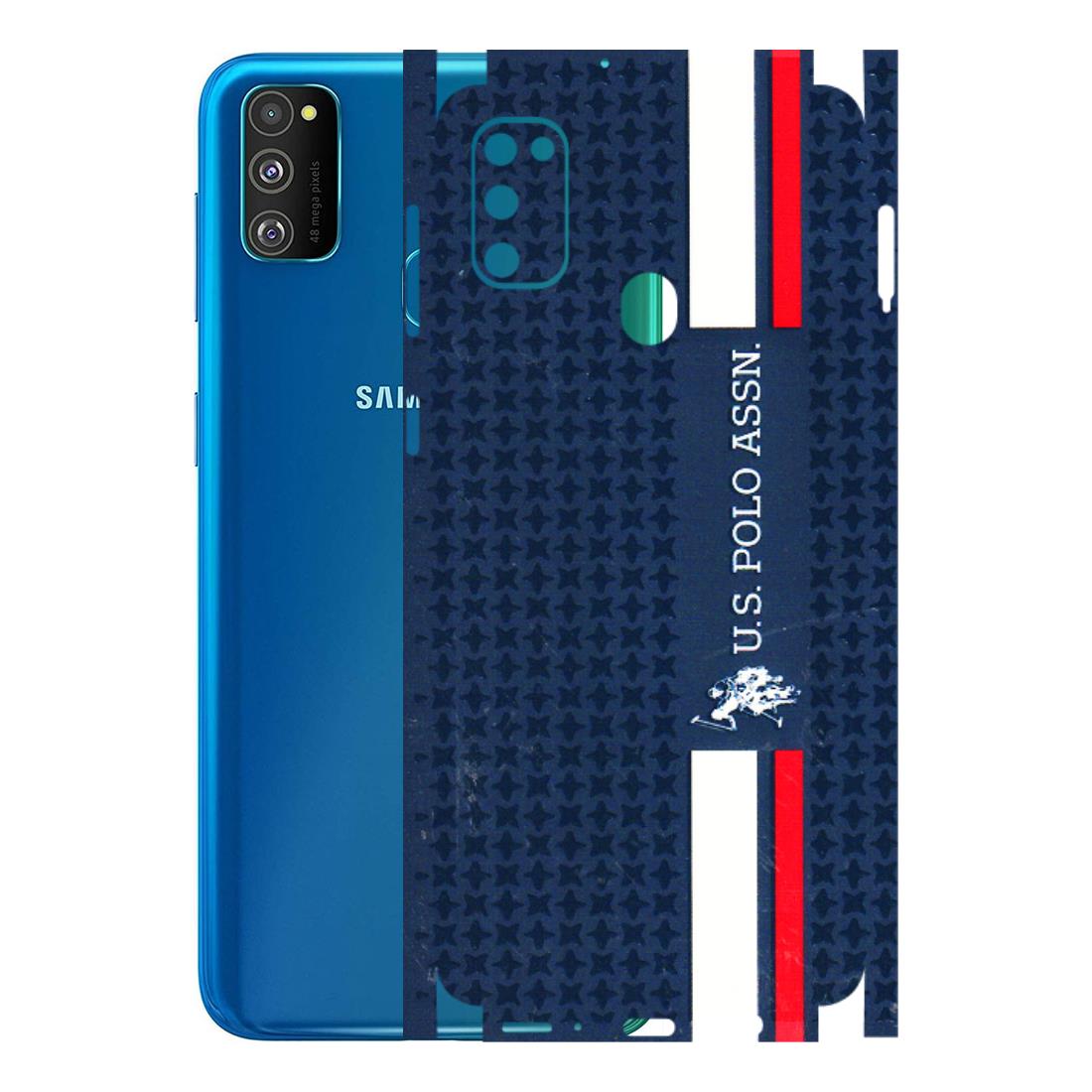 Samsung M/F/Note/Flip and C Phone Skins (All Models) - US POLO Designer Brand - 3D Embossed Finish (L-65) Samsung Galaxy M30S