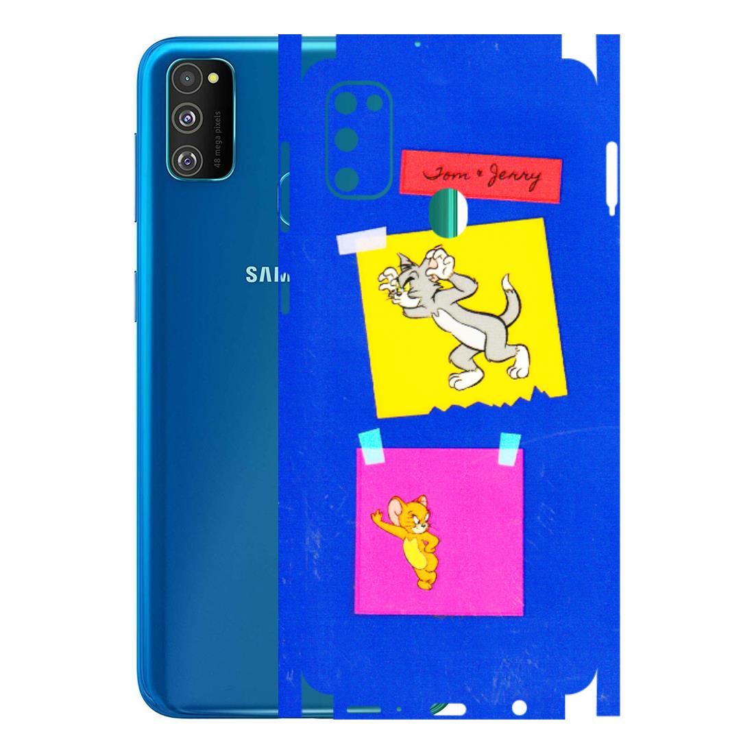 Samsung M/F/Note/Flip and C Phone Skins (All Models) - Tom N Jerry Sticky Notes - 3D Embossed Finish (L-88) Samsung Galaxy M30S