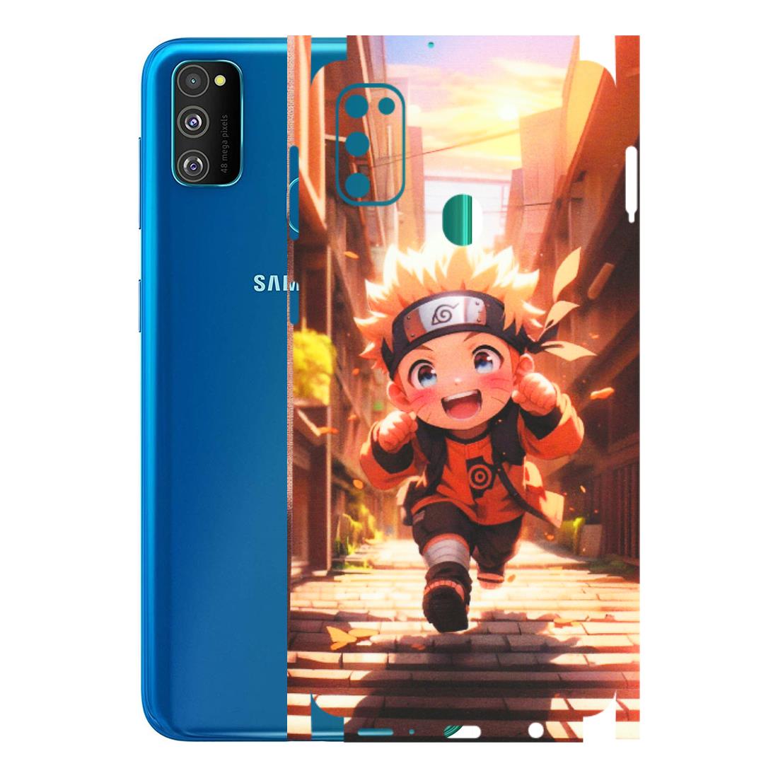 Samsung M/F/Note/Flip and C Phone Skins (All Models) - Naruto Cute Toon Running - Matte Finish (M-04) Samsung Galaxy M30S