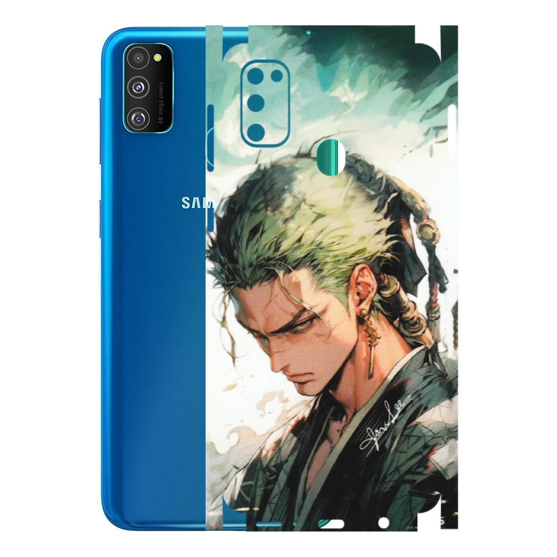 Samsung M/F/Note/Flip and C Phone Skins (All Models) - New Roronoa Zoro One Picece Anime - Matte Finish (M-140) Samsung Galaxy M30S