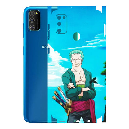 Samsung M/F/Note/Flip and C Phone Skins (All Models) - Cool Swordman Zoro Anime - Matte Finish (M-143) Samsung Galaxy M30S