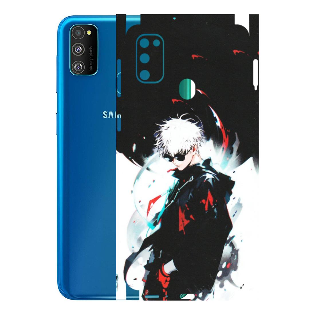 Samsung M/F/Note/Flip and C Phone Skins (All Models) - Gojo Powerful Charater Kaisen Anime - Matte Finish (M-144) Samsung Galaxy M30S
