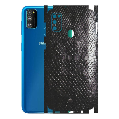 Samsung M/F/Note/Flip and C Phone Skins (All Models) - Black Snack Leather - Matte Finish (M-147) Samsung Galaxy M30S