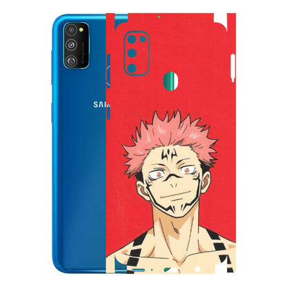 Samsung M/F/Note/Flip and C Phone Skins (All Models) - Ryomen Sukuna Fun Anime - Matte Finish (M-153) Samsung Galaxy M30S