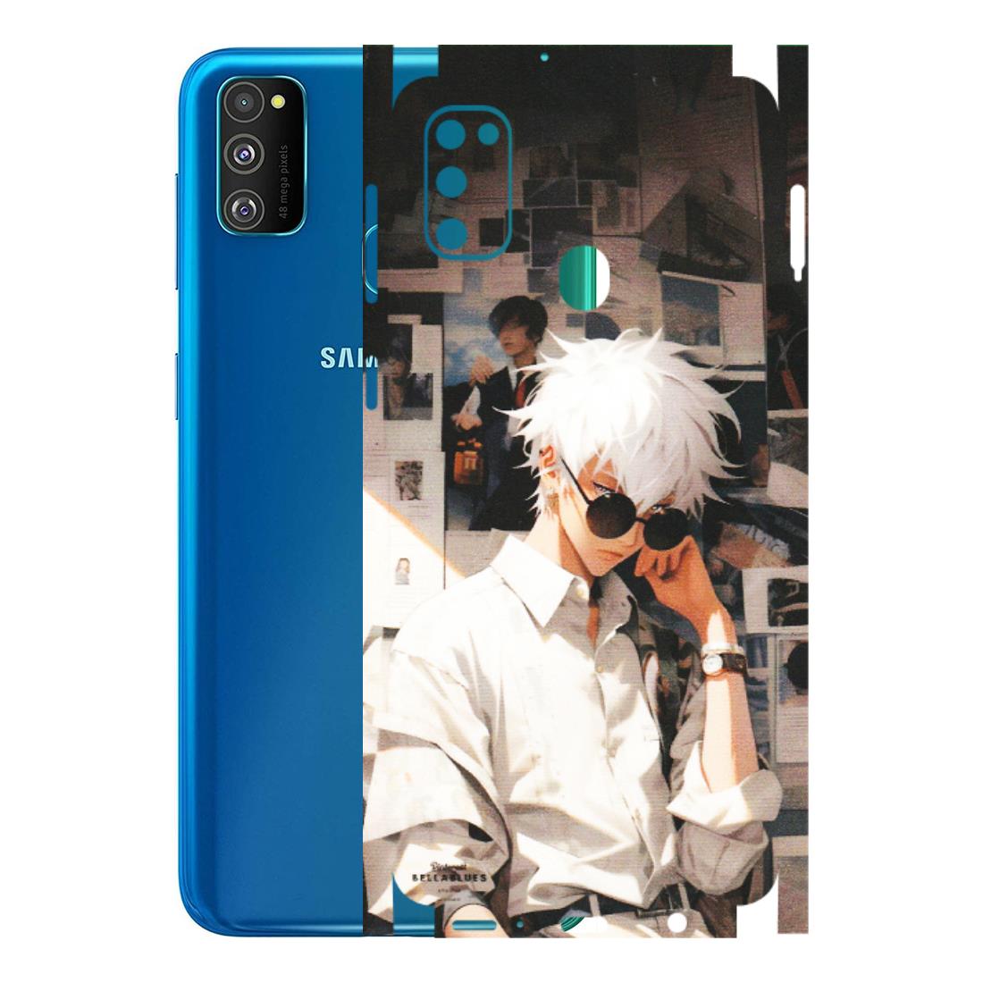 Samsung M/F/Note/Flip and C Phone Skins (All Models) - Gojo Satoru Jujustu Kaisen Anime - Matte Finish (M-156) Samsung Galaxy M30S