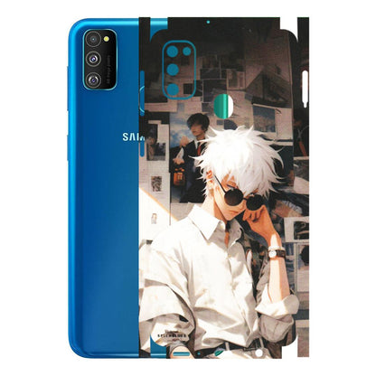 Samsung M/F/Note/Flip and C Phone Skins (All Models) - Gojo Satoru Jujustu Kaisen Anime - Matte Finish (M-156) Samsung Galaxy M30S