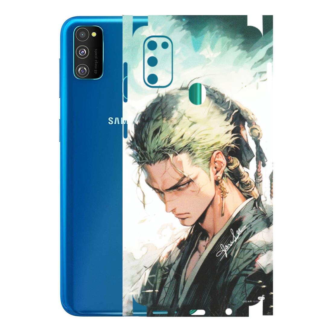 Samsung M/F/Note/Flip and C Phone Skins (All Models) - Pirate Hunter One Piece Anime - Matte Finish (M-157) Samsung Galaxy M30S