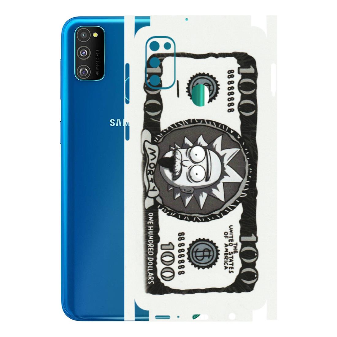 Samsung M/F/Note/Flip and C Phone Skins (All Models) - Rick And Morty Hundred Dollar Anime - Matte Finish (M-161) Samsung Galaxy M30S