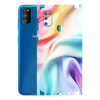 Samsung M/F/Note/Flip and C Phone Skins (All Models) - Colourful Silk Cloth - Matte Finish (M-165) Samsung Galaxy M30S