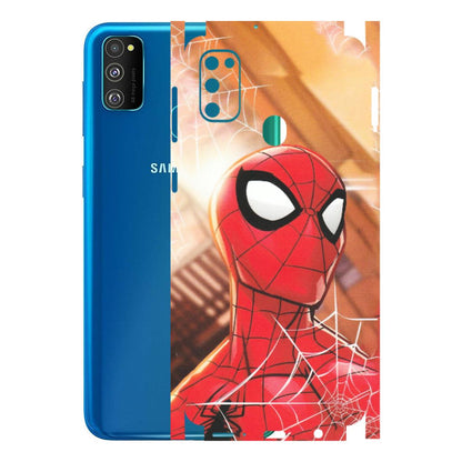 Samsung M/F/Note/Flip and C Phone Skins (All Models) - Spiderman Face New - Matte Finish (M-41) Samsung Galaxy M30S