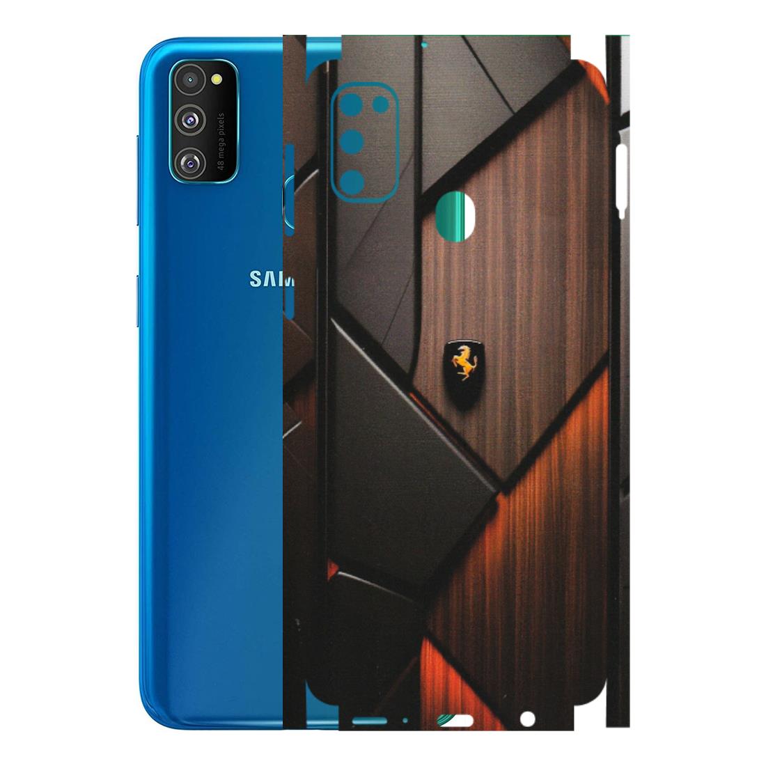 Samsung M/F/Note/Flip and C Phone Skins (All Models) - Lambo Beauty Wood Pattern Sober - Matte Finish (M-51) Samsung Galaxy M30S
