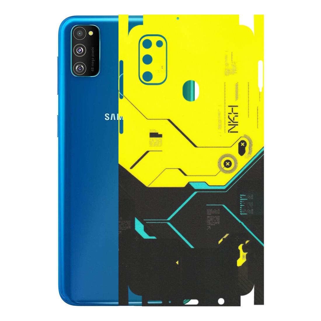 Samsung M/F/Note/Flip and C Phone Skins (All Models) - Black Yellow Technica - Matte Finish (M-53) Samsung Galaxy M30S