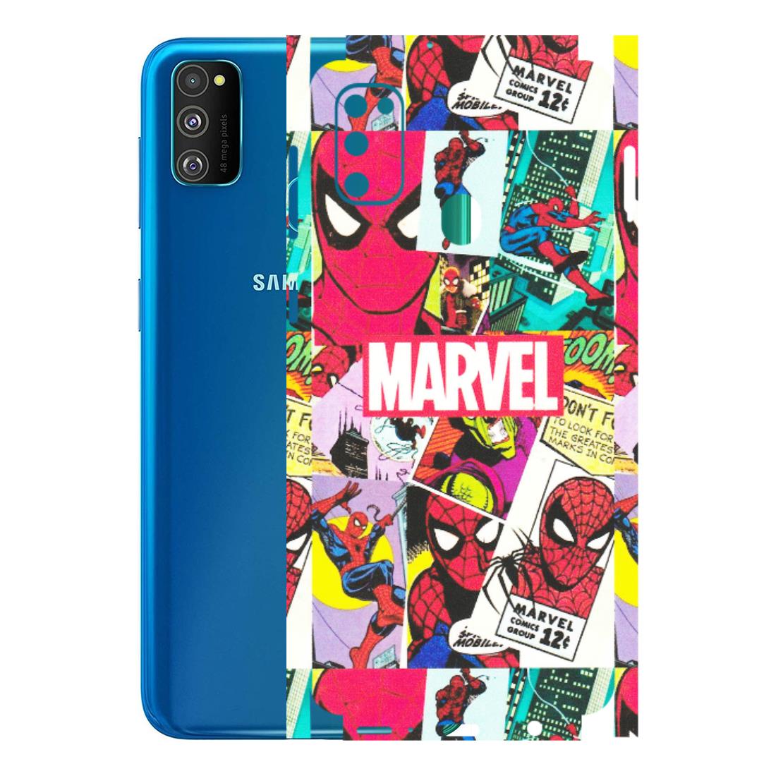 Samsung M/F/Note/Flip and C Phone Skins (All Models) - Marvel Comic Spiderman Grafitti - Matte Finish (M-72) Samsung Galaxy M30S