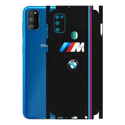 Samsung M/F/Note/Flip and C Phone Skins (All Models) - Styling With Black BMW - Matte Finish (M-74) Samsung Galaxy M30S