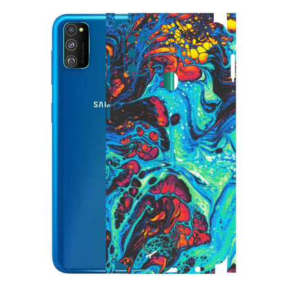Samsung M/F/Note/Flip and C Phone Skins (All Models) - Majestic Galactic Marbel - Matte Finish (M-85) Samsung Galaxy M30S