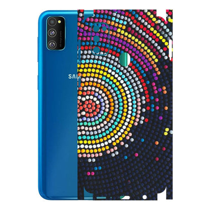 Samsung M/F/Note/Flip and C Phone Skins (All Models) - Rainbow Dot Mandala - Matte Finish (M-97) Samsung Galaxy M30S