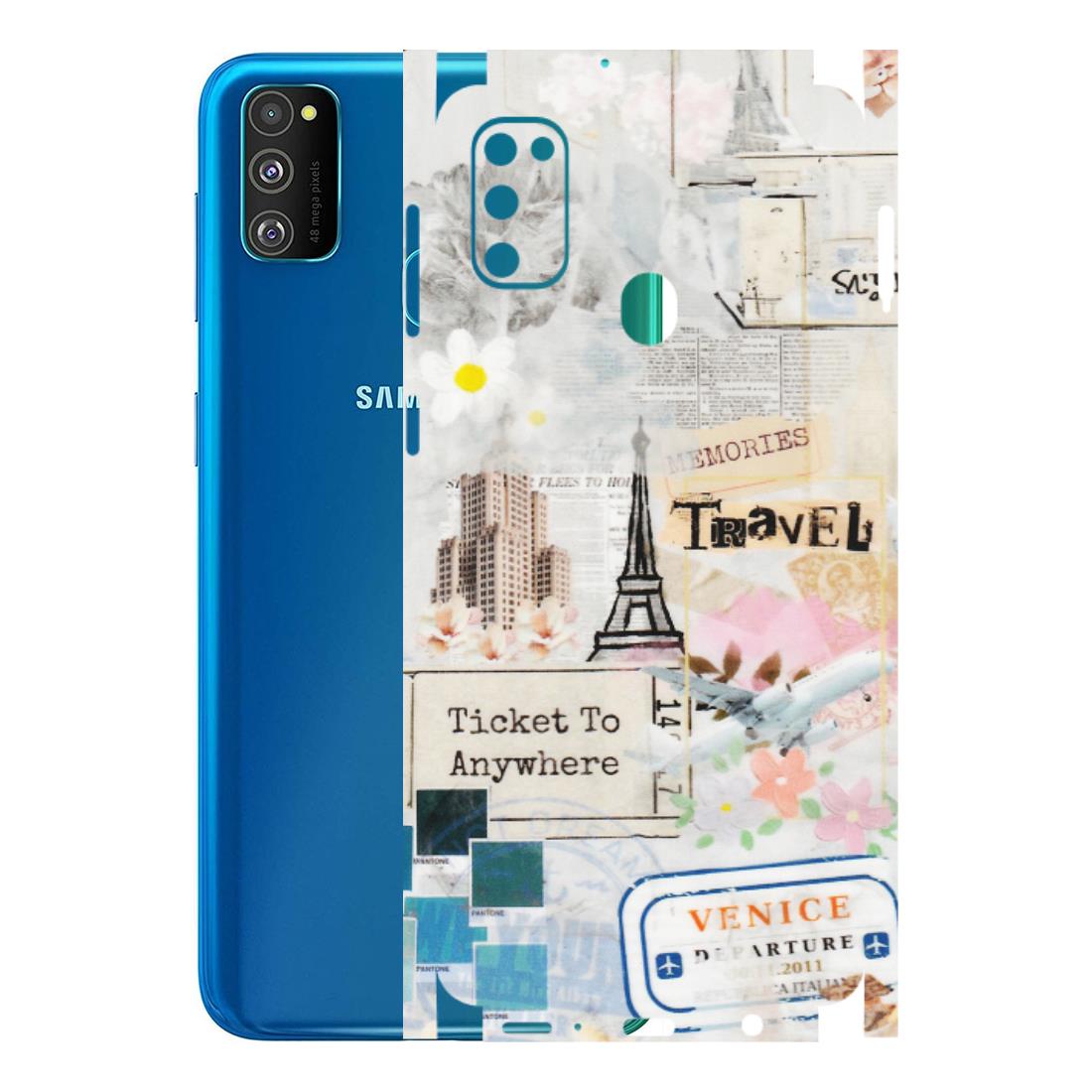 Samsung M/F/Note/Flip and C Phone Skins (All Models) - Travel Memories - Transparent Finish (T-09) Samsung Galaxy M30S