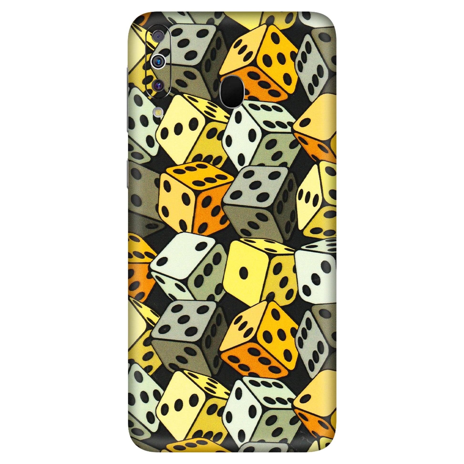 Samsung M/F/Note/Flip and C Phone Skins (All Models) - Dices Of Life - 3D Embossed Finish (L-04) Samsung Galaxy M30