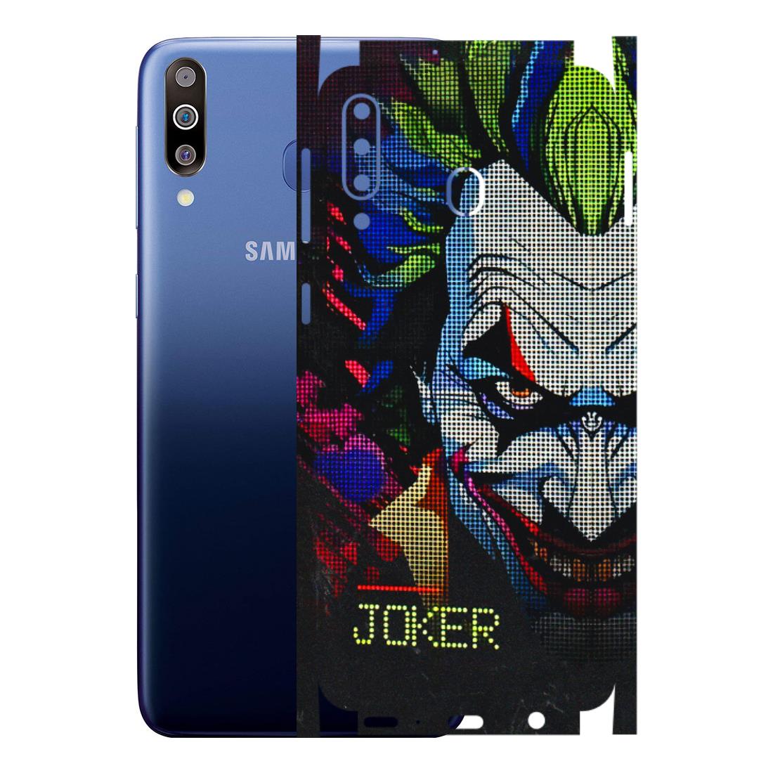 Samsung M/F/Note/Flip and C Phone Skins (All Models) - Joker Dot Matrix - 3D Embossed Finish (L-08) Samsung Galaxy M30