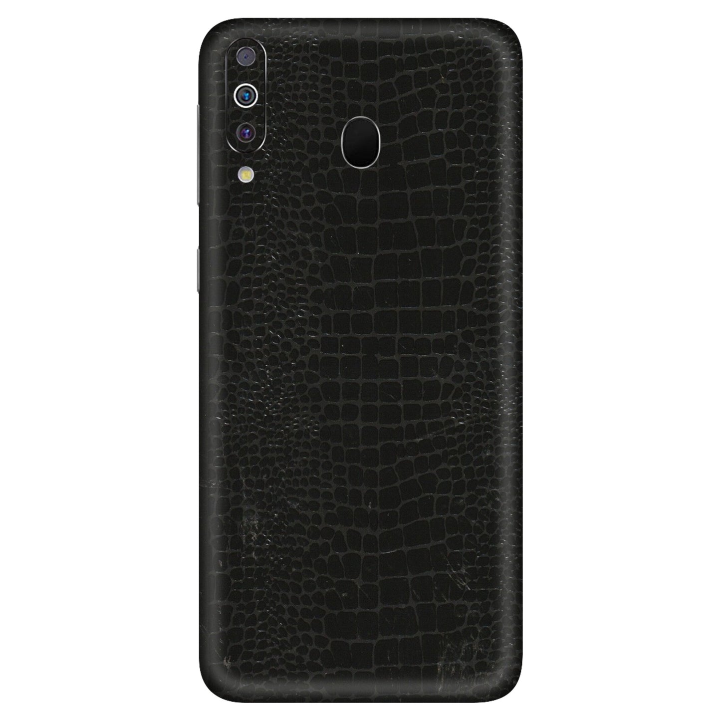 Samsung M/F/Note/Flip and C Phone Skins (All Models) - Snake Leather Black - 3D Embossed Finish (L-107) Samsung Galaxy M30