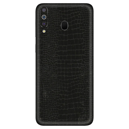 Samsung M/F/Note/Flip and C Phone Skins (All Models) - Snake Leather Black - 3D Embossed Finish (L-107) Samsung Galaxy M30
