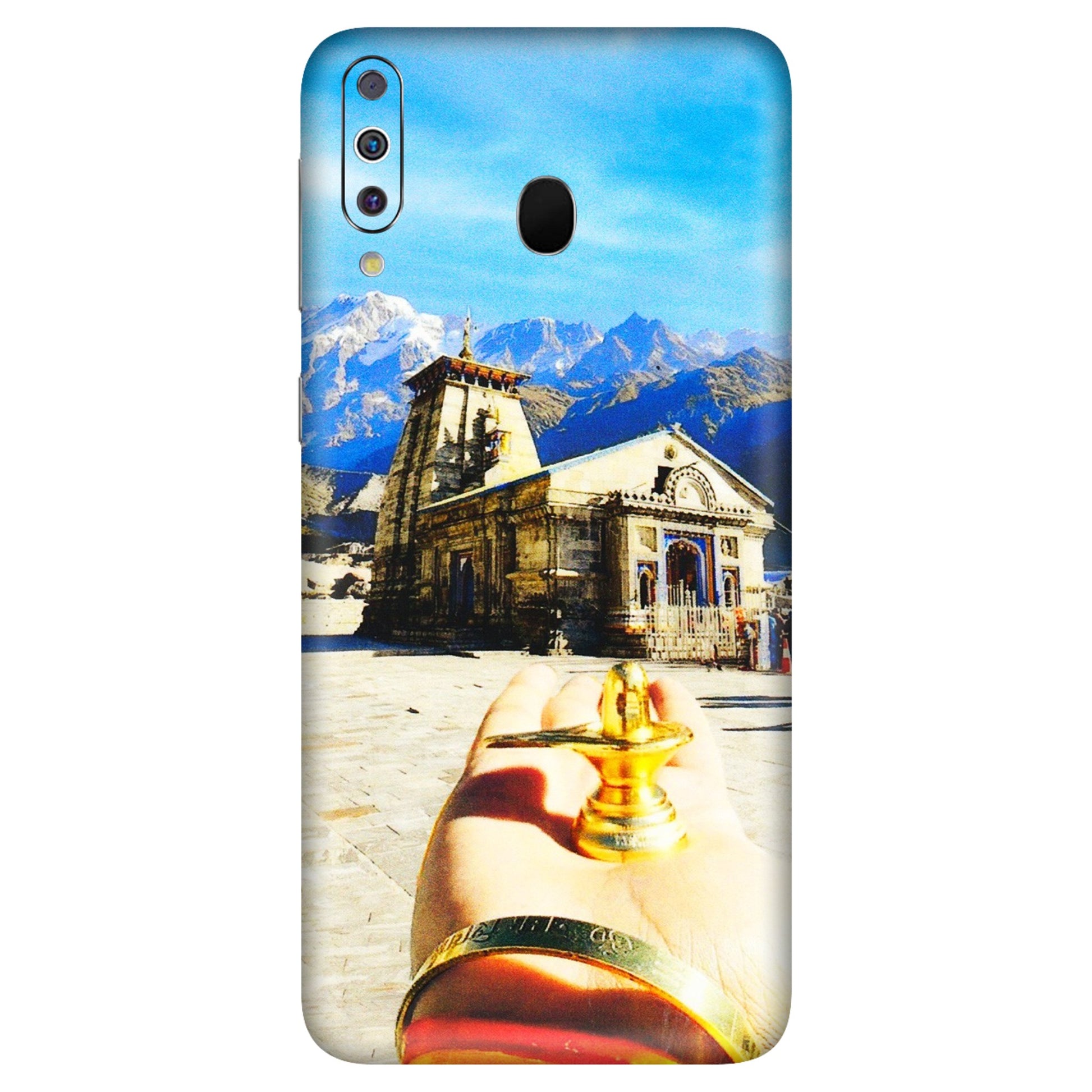 Samsung M/F/Note/Flip and C Phone Skins (All Models) - Beauty of Kedarnath - 3D Embossed Finish (L-108) Samsung Galaxy M30