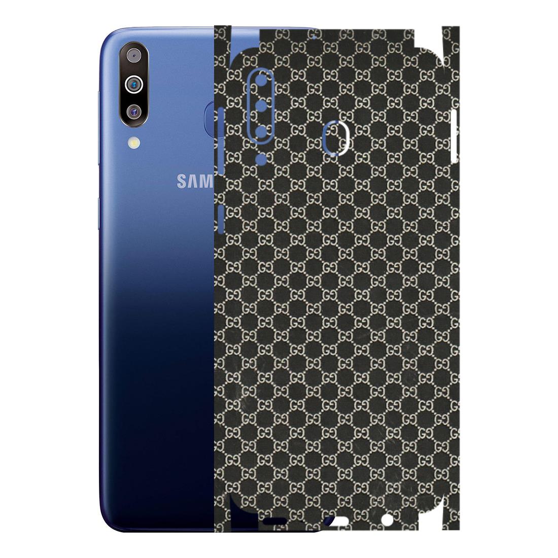 Samsung M/F/Note/Flip and C Phone Skins (All Models) - Black G Print - 3D Embossed Finish (L-109) Samsung Galaxy M30