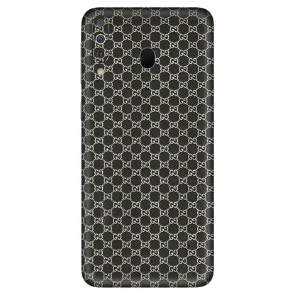 Samsung M/F/Note/Flip and C Phone Skins (All Models) - Black G Print - 3D Embossed Finish (L-109) Samsung Galaxy M30