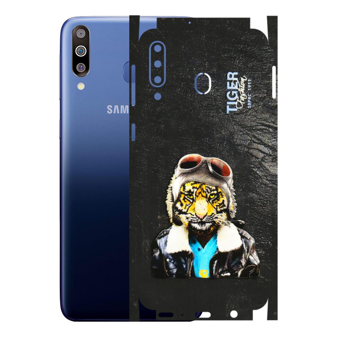 Samsung M/F/Note/Flip and C Phone Skins (All Models) - Rider Tiger - 3D Embossed Finish (L-113) Samsung Galaxy M30