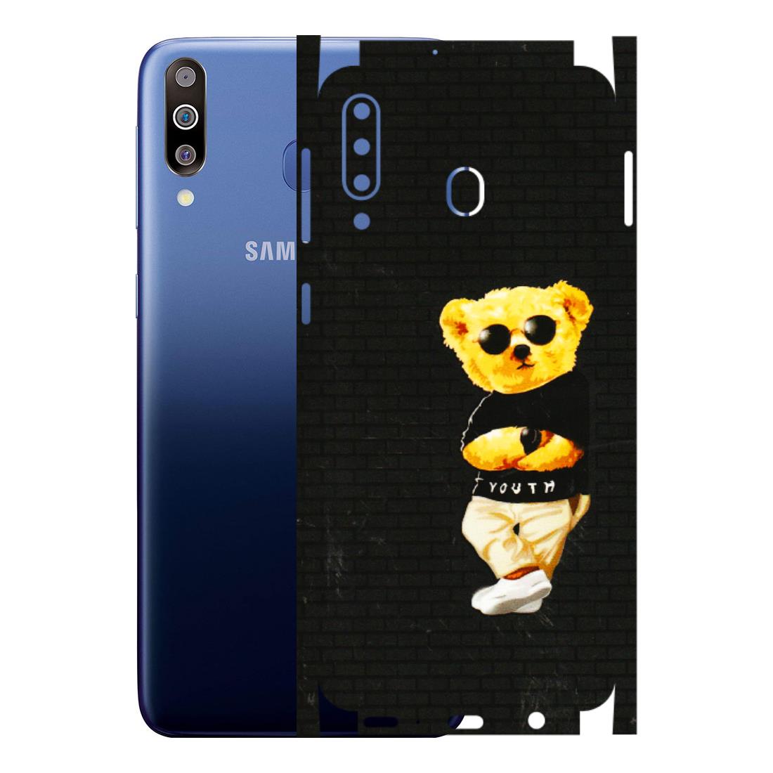 Samsung M/F/Note/Flip and C Phone Skins (All Models) - Classy Teddy Bear - 3D Embossed Finish (L-116) Samsung Galaxy M30
