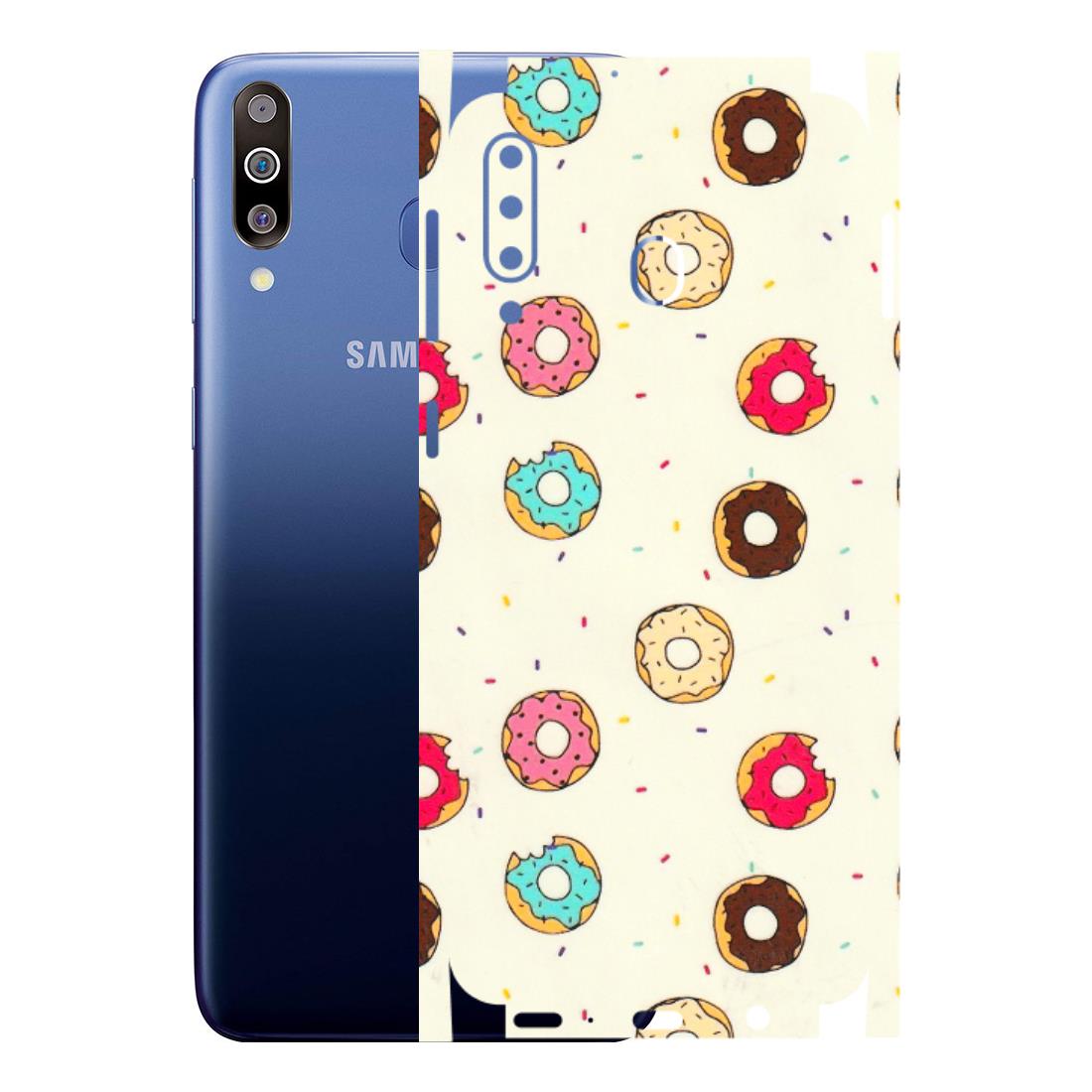 Samsung M/F/Note/Flip and C Phone Skins (All Models) - Mini Donuts Doodle Art - 3D Embossed Finish (L-122) Samsung Galaxy M30