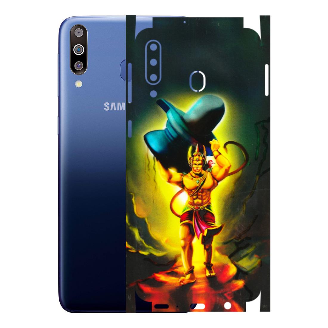 Samsung M/F/Note/Flip and C Phone Skins (All Models) - Hanuman Ji - 3D Embossed Finish (L-128) Samsung Galaxy M30