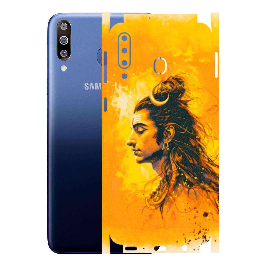 Samsung M/F/Note/Flip and C Phone Skins (All Models) - Shiv Shakti - 3D Embossed Finish (L-14) Samsung Galaxy M30