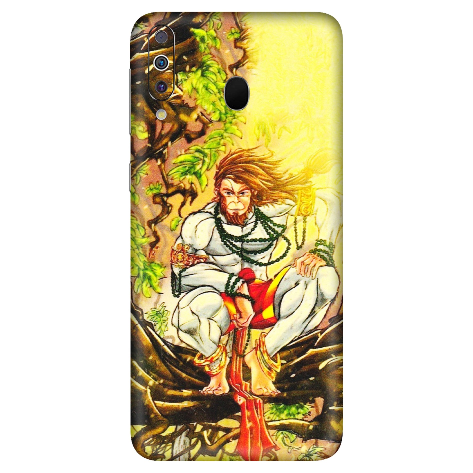Samsung M/F/Note/Flip and C Phone Skins (All Models) - Lord Hanuman - 3D Embossed Finish (L-152) Samsung Galaxy M30