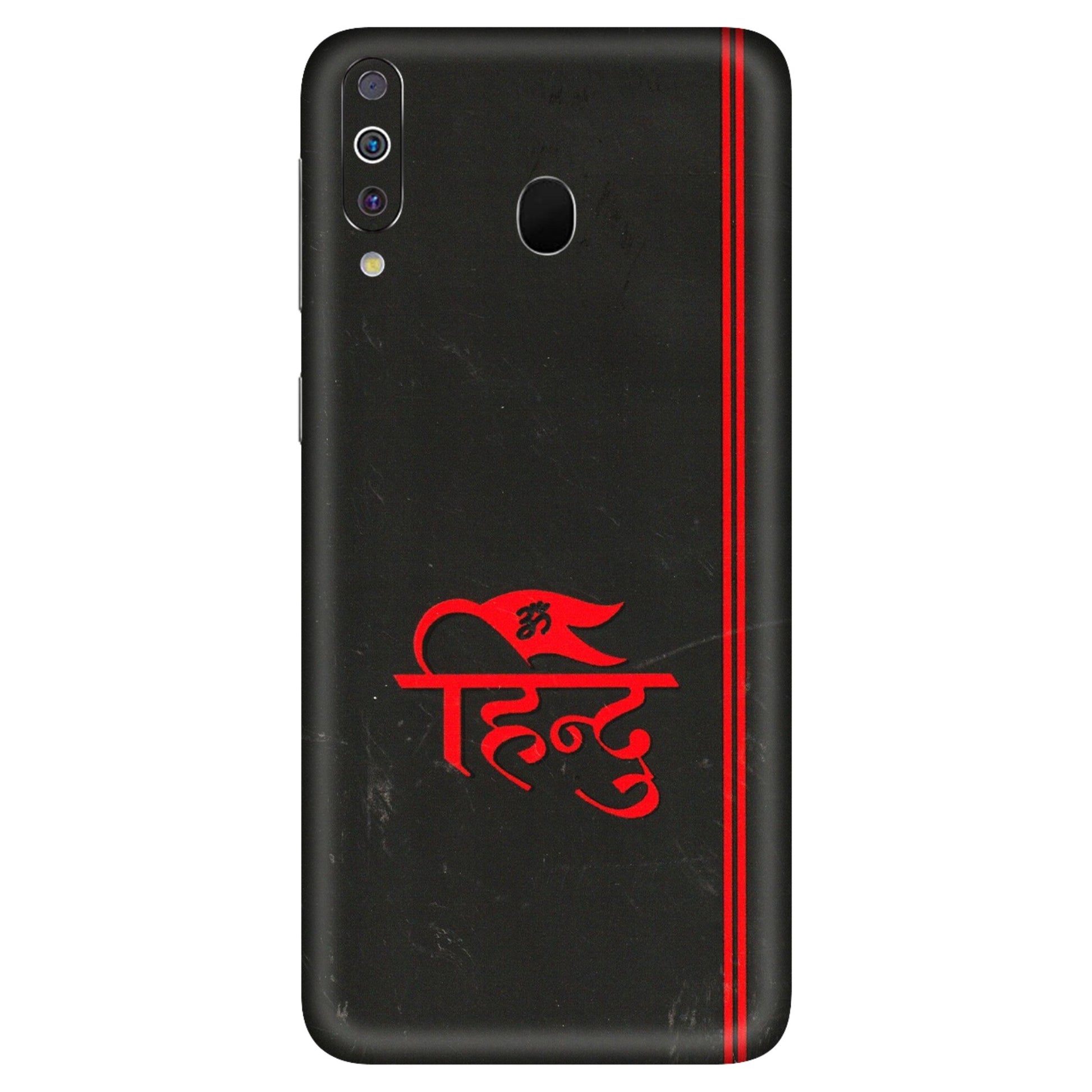 Samsung M/F/Note/Flip and C Phone Skins (All Models) - Hindu Black - 3D Embossed Finish (L-153) Samsung Galaxy M30
