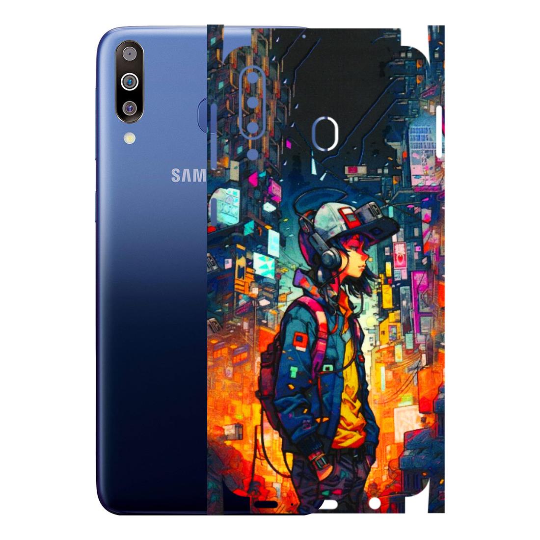 Samsung M/F/Note/Flip and C Phone Skins (All Models) - Street Anime Guy - 3D Embossed Finish (L-158) Samsung Galaxy M30