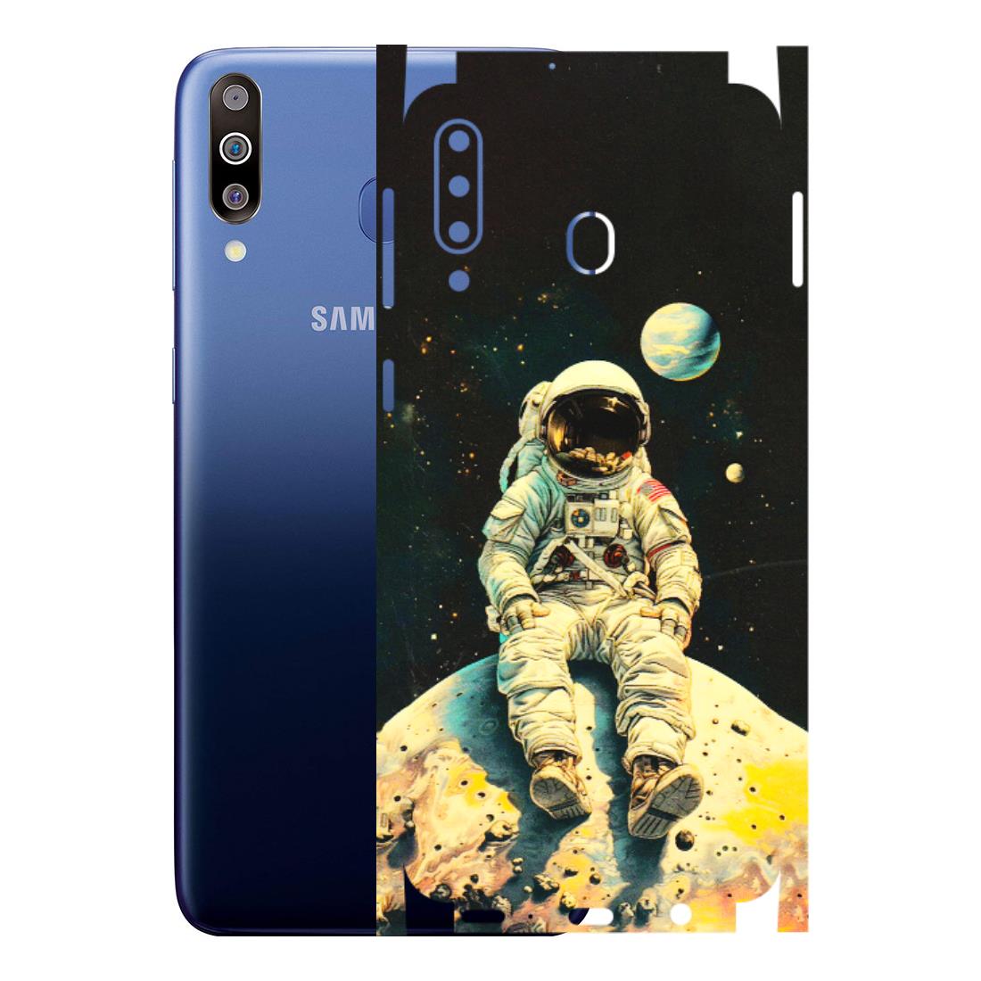 Samsung M/F/Note/Flip and C Phone Skins (All Models) - Astronaut in Space - 3D Embossed Finish (L-16) Samsung Galaxy M30