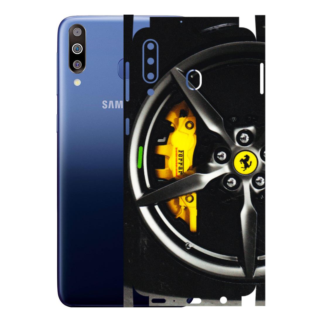 Samsung M/F/Note/Flip and C Phone Skins (All Models) - Ferrari Wheel Alloy - 3D Embossed Finish (L-173) Samsung Galaxy M30