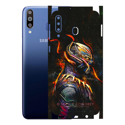 Samsung M/F/Note/Flip and C Phone Skins (All Models) - Black Panther - 3D Embossed Finish (L-190) Samsung Galaxy M30