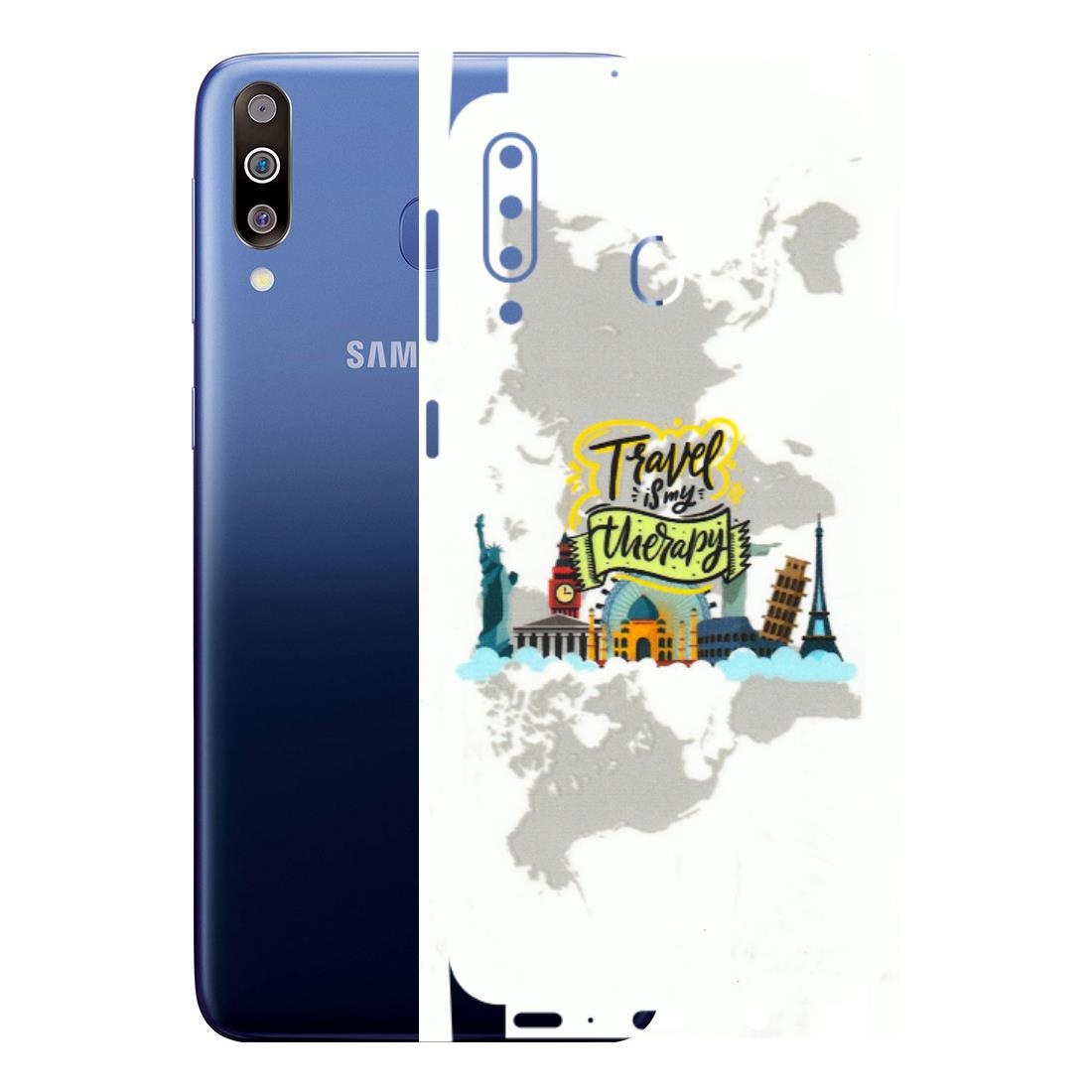 Samsung M/F/Note/Flip and C Phone Skins (All Models) - Travel Therapy - 3D Embossed Finish (L-199) Samsung Galaxy M30